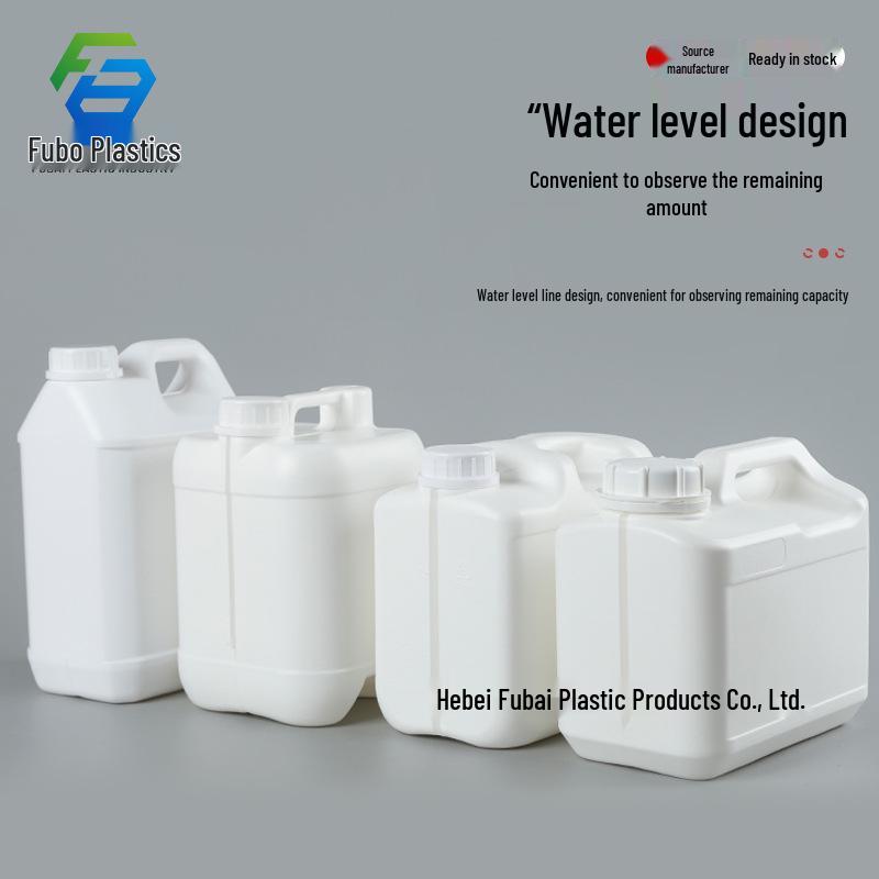 2.5 Liter Acid & Alkali Resistant Square PE Barrel - Thickened Plastic Engine Oil & Waste Liquid Bucket with Handle