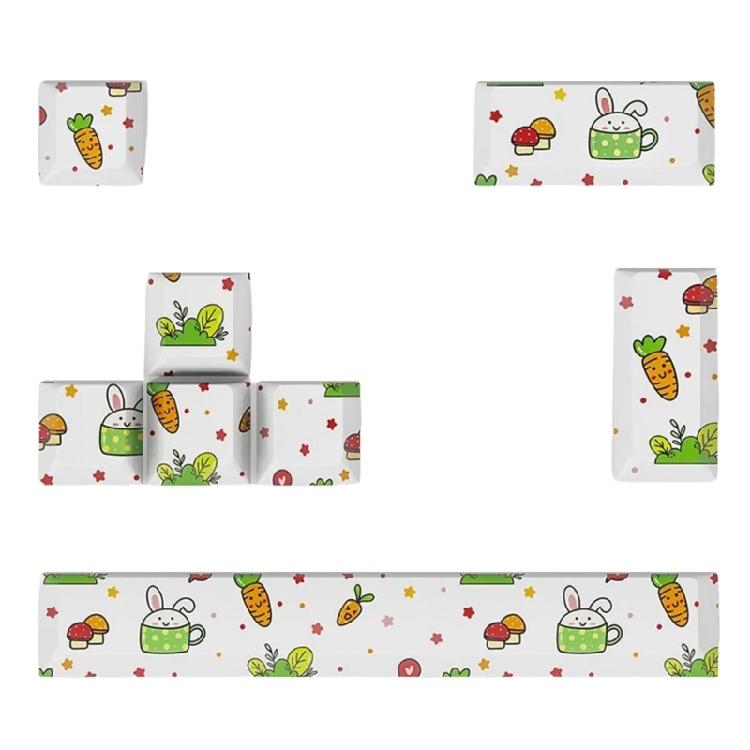 8 клавишные кастомные механические клавиатуры колпачки клавиш ESC Enter 6.25u пробел PBT оригинальный профиль новинка крышка клавиши клавиатуры DIY