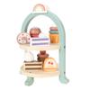 Wooden Afternoon Tea Toys Cake and Pastry Tower Toy Two Tier Dessert Treats Toys for Parent
