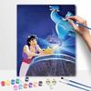 Disney Aladdin Genie Lamp DIY Oil Painting Art Painting Kit Home Wall Decor Handmade Gift For Room Bedroom Living Room Wall Art Decor