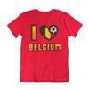 Я ЛЮБЛЮ БЕЛЬГИЮ Футбол Футболка 2024, Взрослые Дети Или Младенец, Чемпионат мира