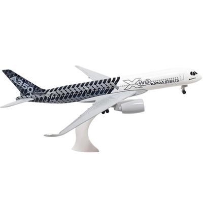 Премиальная модель самолета Airbus A350 из литого металла (20см) - Коллекционный экспонат