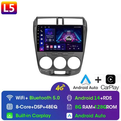 2 Din Car Radio Android Carplay Stereo For Honda City 2008 2010 2011 2012 2013 Мультимедиа HD Экран Автомагнитола Головное Устройство Wifi