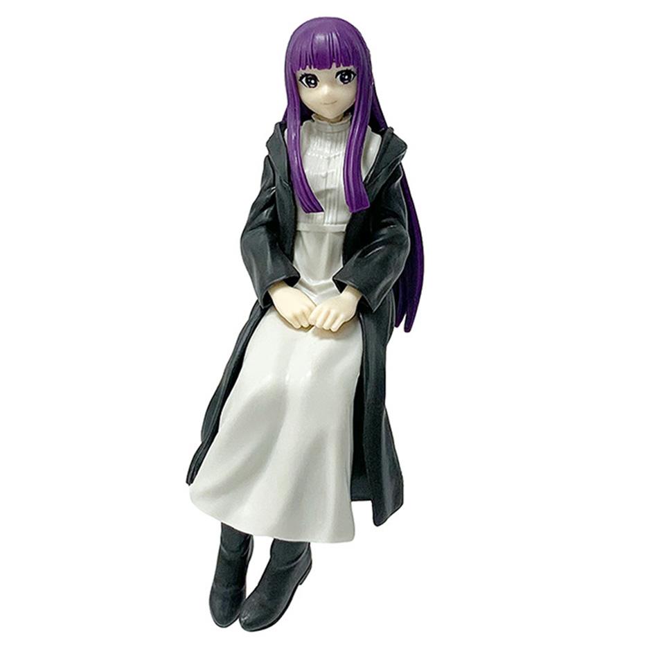 Фигурка Аниме Девушки Frieren Fern q-версия Noodle Sousou Beyond Journey End Модель Action Игрушка Подарок ПВХ давление нет s Подвижная Сочлененная Масштаб Детализированная
