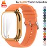 22мм силиконовый ремешок с чехлом для Xiaomi Redmi Watch 5 Active Lite умных часов, браслет и чехол для Redmi Watch 5 Lite Active