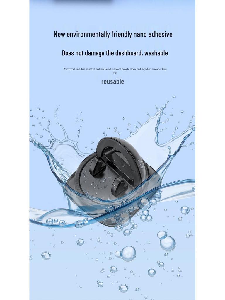 360° Вращающийся гравитационный держатель для телефона на приборную панель автомобиля