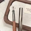Многофункциональная ручка для рисования УФ-гелем из орехового дерева с крышкой, кисть для нейл-арта для растушевки, градиентного рисования, лайнер для детализации, инструмент для маникюра