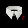 White Fake Collar Shirt Women Men Stripe Lapel False Collars Woman Men Removable Detachable Collar Neckline Faux Col