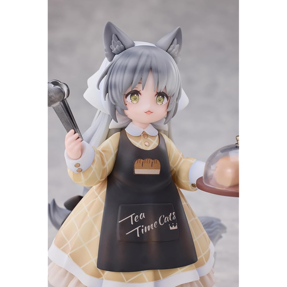 RIBOSE DLC Series "Teatime Cats Scene" Nyan Town "Bakery" Staff & Customer Set, Non-Scale ABS & PVC Painted Complete Figure