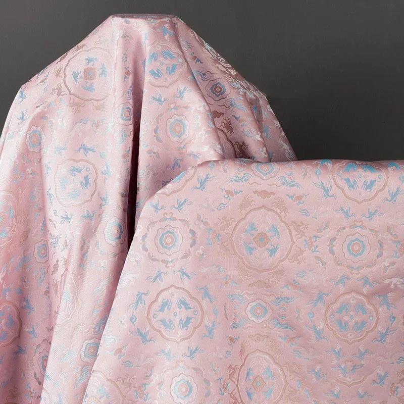 Жаккардовая парчовая ткань 100x145 см китайский стиль чонсам ханьфу платье сценическая одежда сумка атласная ткань материал для шитья своими руками