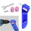 Multi-Size Fit Drill Bit Sharpening Kit Portable Twist Drill Sharpener Attachment for Power Drill Handheld Grinder for Sharpening Blunt Drill Bits