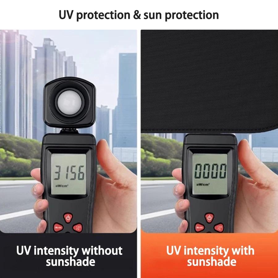 1 комплект самоклеящаяся шторка-солнцезащитный козырек на боковое окно автомобиля, солнцезащитный козырек для автомобиля, внутренняя электростатическая адсорбция, боковая шторка, экран для защиты от жары, защита от бликов