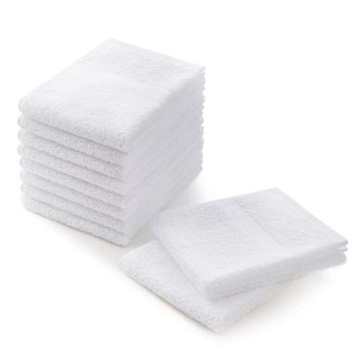 Мягкие белые лицевые полотенца Tsubame Towel, тонкие, набор 10 шт.. От производителя с долгой историей, основанного в 1912 году (Мэйдзи 45). Обычные белые полотенца, Сенсю