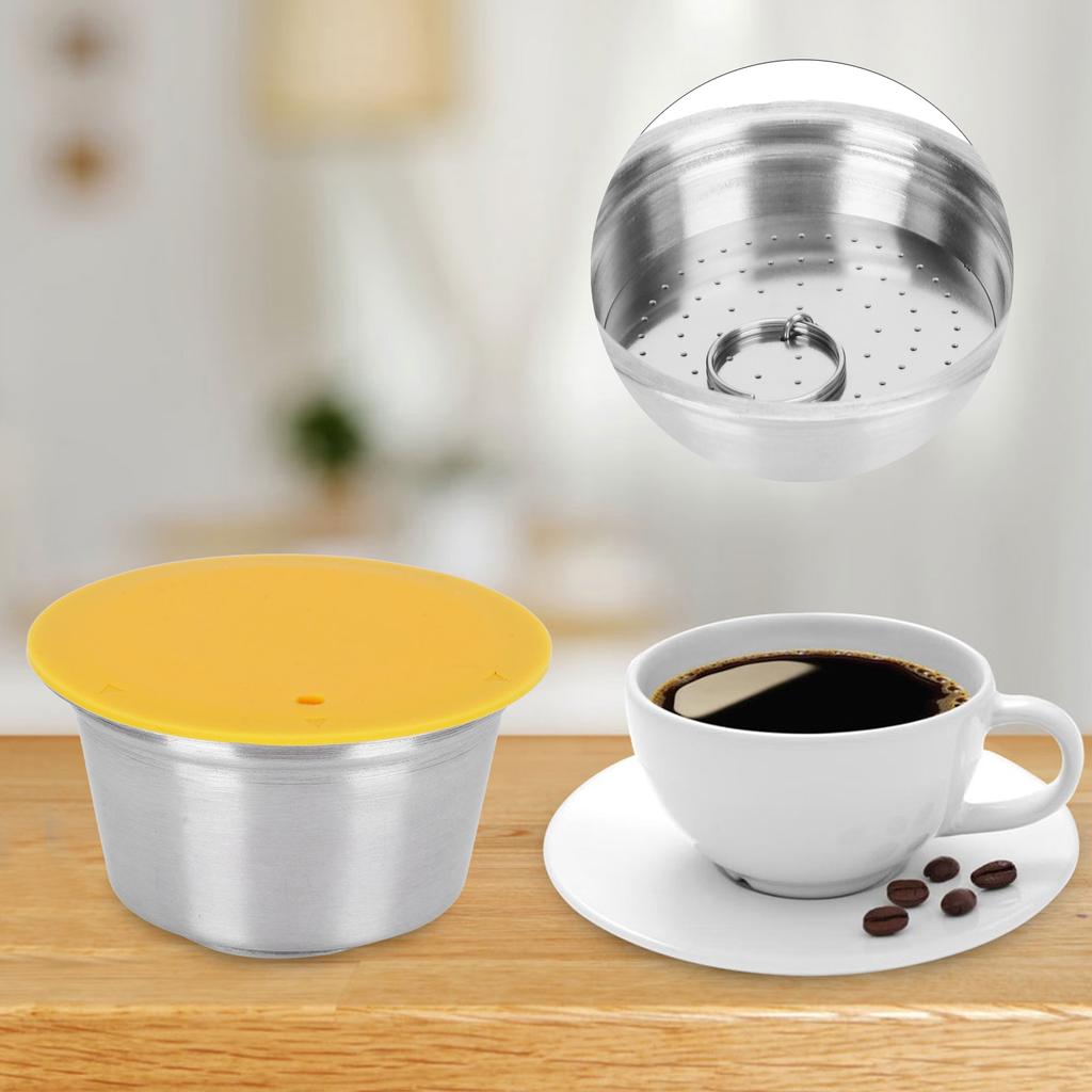 Coffee Filter Capsule for Dolce Gusto Coffee Capsule Stainless Steel Reusable Refillable Filter Cup for Dolce Gusto Coffee Maker