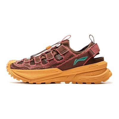 Li Ning CF Су Сюнь Чуань Легкие Уличные Модные Нескользящие Амортизирующие Кроссовки Унисекс Красно-Коричневый AHLV001-3