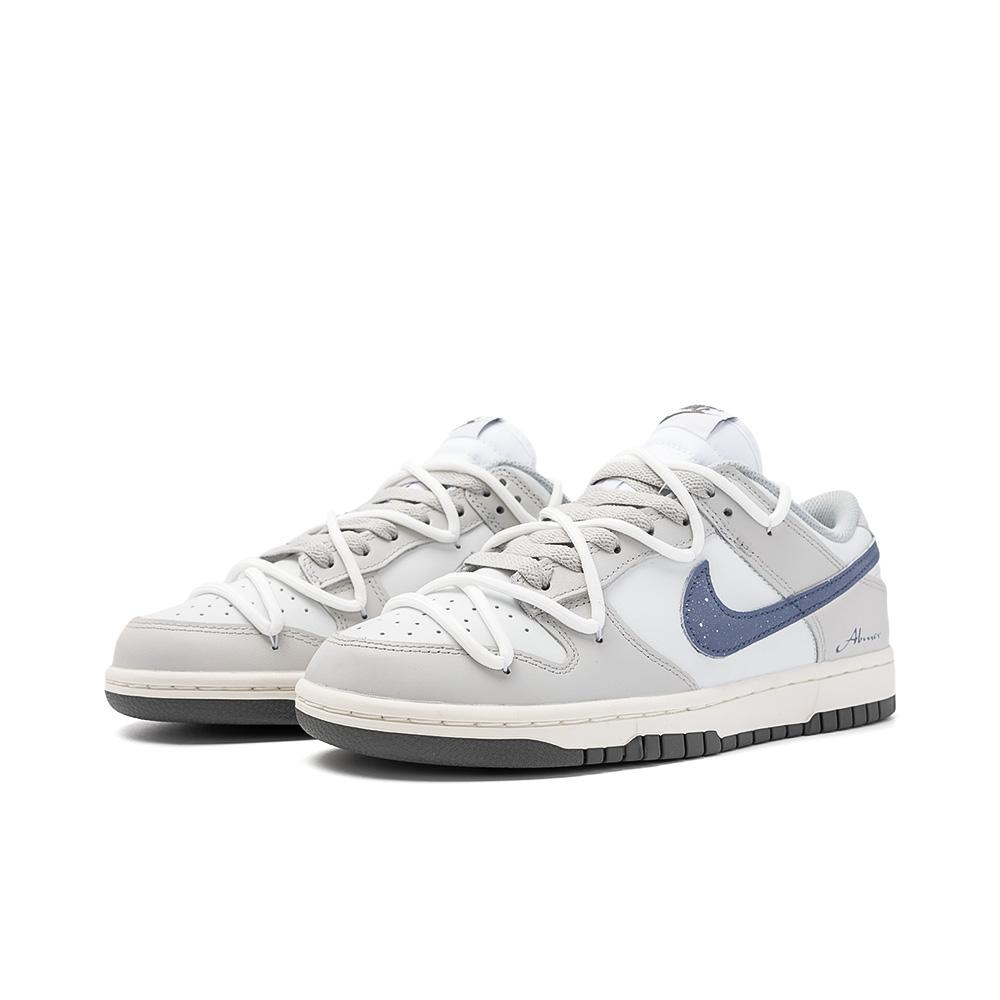 Nike Кроссовки Elegant Blue Gray Frost, Янтарная Кожа, Нескользящая Амортизация, Износостойкие, Легкие DD1503-117(Команда189-)