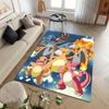 Japanese Anime Pokémon Charizard Printing Carpet for Living Room Bedroom Kid's Room Home Decor Area Rug Sofa Cloakroom Play Mat