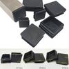 10Pcs Feet Pads Tube Plugs Pipe End Caps Inserts Square Black Leg Covers Furniture Floor Protector