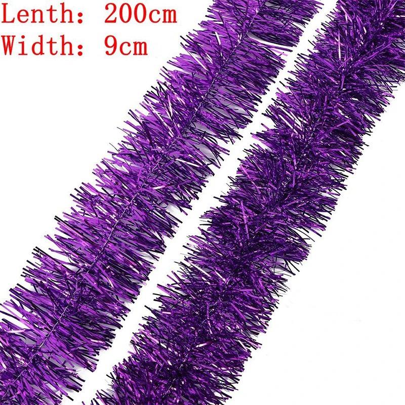 2M Рождественское украшение Цветная лента Рождественская елка Подвесные украшения для домашнего декора Новый год 2026 DIY Принадлежности для украшения вечеринки