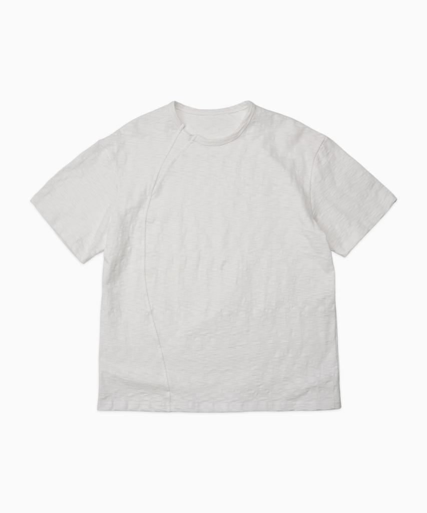 DOFFJASON Wavy Slub T-Shirt Ivory