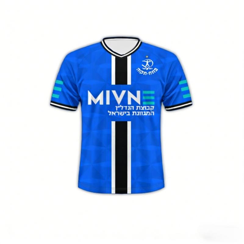 2026 Семейная Родитель-Ребенок ВерхнийAway H-Hapoel P-Petah Tikva Дышащая Спортивная 3D Печать Футболка Футбол