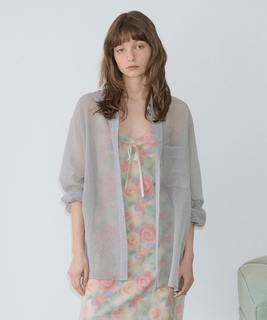SINOON Sheer Glow Shirt (Grey)