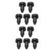 10pcs Kayak Drain Plug Kit Silicone Black 1.25in Length Universal Drain Holes Bung for Fishing Boats