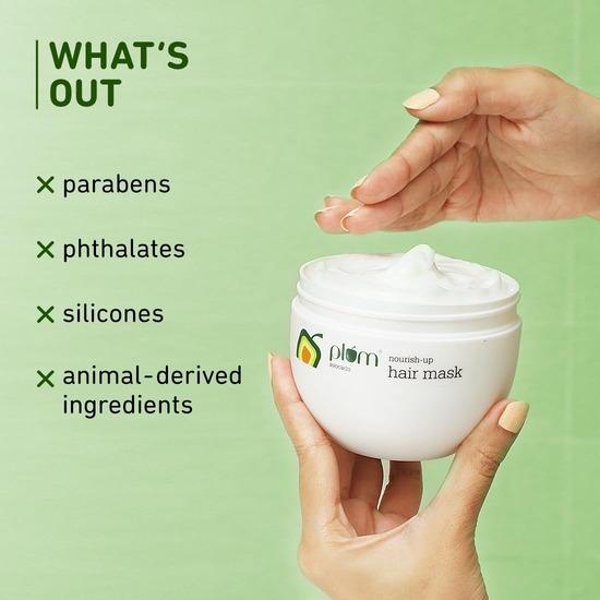 Маска для волос «Слива и авокадо» для вьющихся, кудрявых и волнистых волос I с маслом авокадо, аргановым маслом и маслом ши | Спа-крем для волос для женщин и мужчин I 250 г