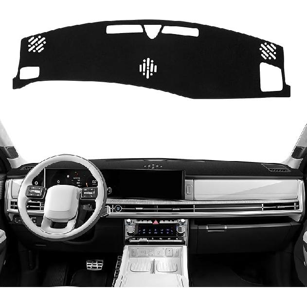 CARTIST Накладка на панель приборов для Genesis GV80 2024 2025 Коврик на панель приборов для аксессуаров GV80 Нескользящий ковер Защита от солнца Блики УФ-лучи
