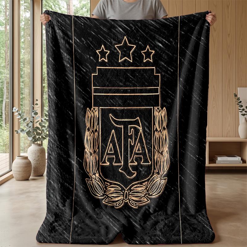 Argentina national football team Theme blanket Soft Flannel Fleece Blanket Warm Lightweight Throw Blanket for Home Sofa Bed