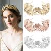Hair Comb Hair Comb Hair Clips Disk Hair Headwear Leaves Crown Wedding Tiara Bride Crown Leaf Tiara