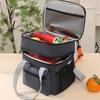 Multifunctional Double Layers Tote Cooler Lunch Bags for Women Men Large Capacity Travel Picnic Lunch Box with Shoulder Strap