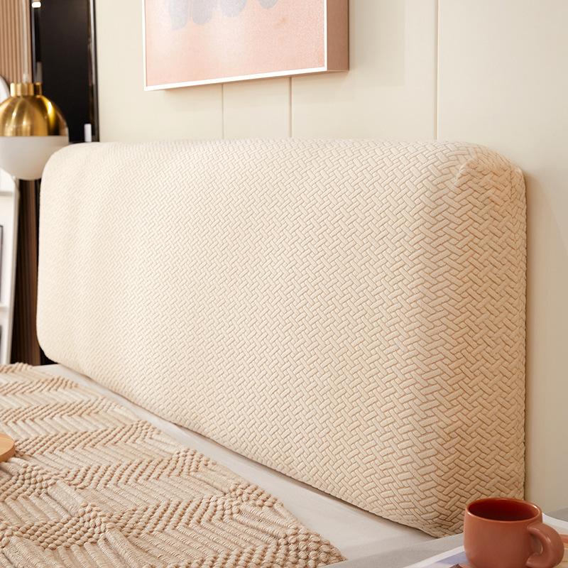 Headboard Covers, Stretch Bed Headboard Slipcover, Dustproof Protector Cover for Linen Fabric Tufted Upholstered Headboard