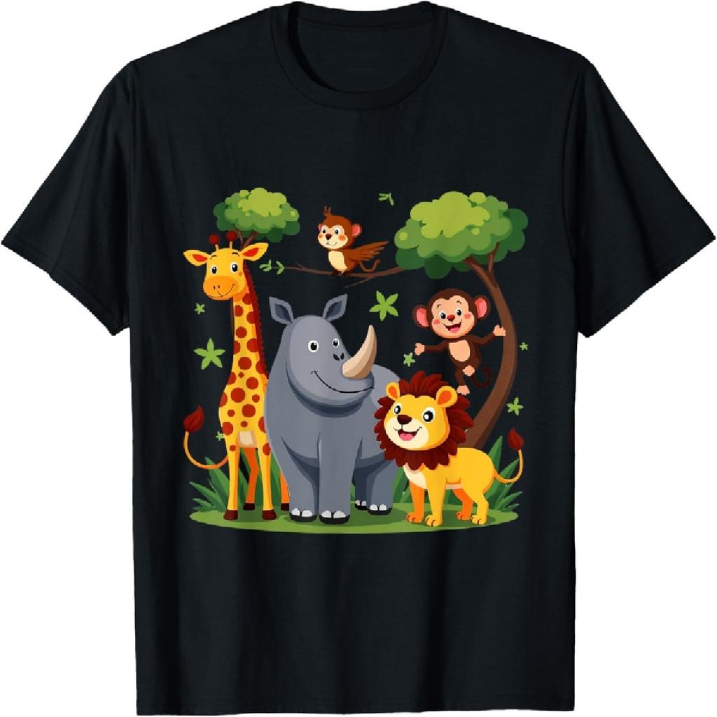Forest Animals Jungle Animal Idea For Kids & Animal Themed T-Shirt