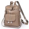 Leather Backpack Women Solid Color Fashion Trend Casual Large Capacity Ladies Travel Bag School Backpack for Teenage Girls