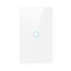 US WiFi Tuya Touch Switch Wall APP Remote Control Sensor Button Tempered Glass Panel Switches Lighting for Hotel Improvement