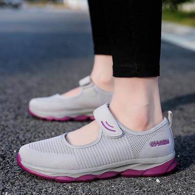 Мода Летняя Мода Женские Балетки Женские Дышащие Сетчатые Повседневные Спортивные Туфли Женские Туфли-лодочки С Перфорацией Повседневная Обувь