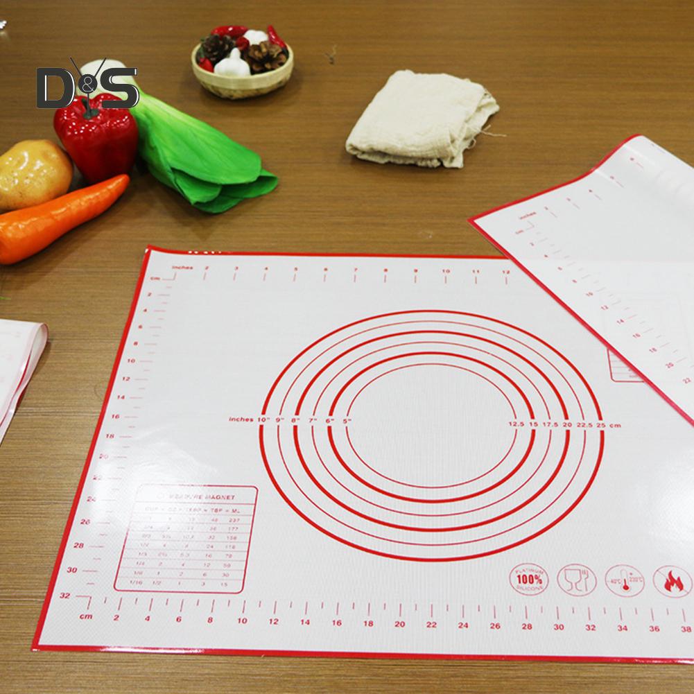 Силиконовый коврик для теста с антипригарным покрытием, коврик для выпечки, формы для выпечки, кухонные гаджеты