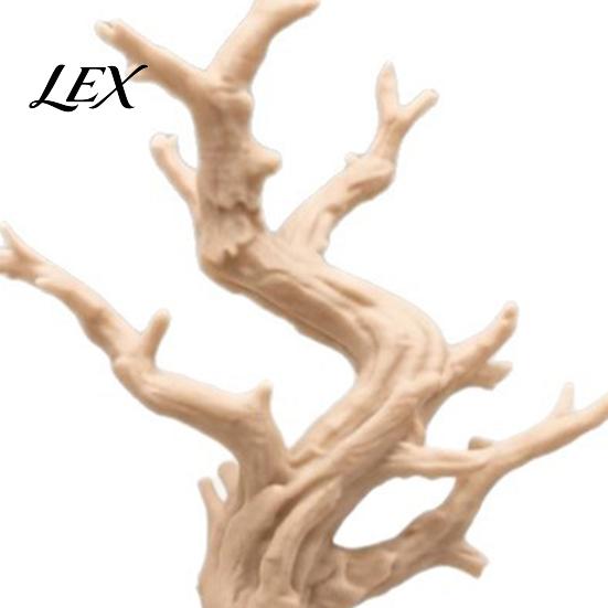 Artificial Dead Tree for Reptiles 2Pcs 3D Printed Jumping Spider Tree, Hiding Cave, Hermit Crab Climbing Decor Small Pet Branch Reptile Habitat