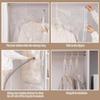 Hanging Vacuum Space Saver Bags for Clothes, Vacuum Seal Storage Bag Clothing Bags for Suits, Closet Organizer and Storage