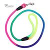 Радужный цветной плетеный пояс для питомцев, поводки для дрессировки