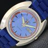 USED VINTAGE SEIKO 5 AUTOMATIC 7006A JAPAN MENS BLUE COLOR DIAL WATCH A433675-2 R118-a433675