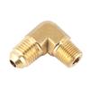 Фитинг 4 AN - 18 NPT, 90 градусов, латунный наружный резьбовой коленчатый адаптер для шланга, антикоррозионный