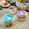 Yogurt Jar Airtight Lid Multipurpose Breathing Hole Practical Easy To Carry Milk Salad Breakfast Work Supplies