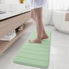 Olanly Soft Memory Foam Bathroom Bath Mat Absorbent Non-Slip Bath Mat Washable Comfortable Bath Mat Easy to Dry For Bathroom Rug