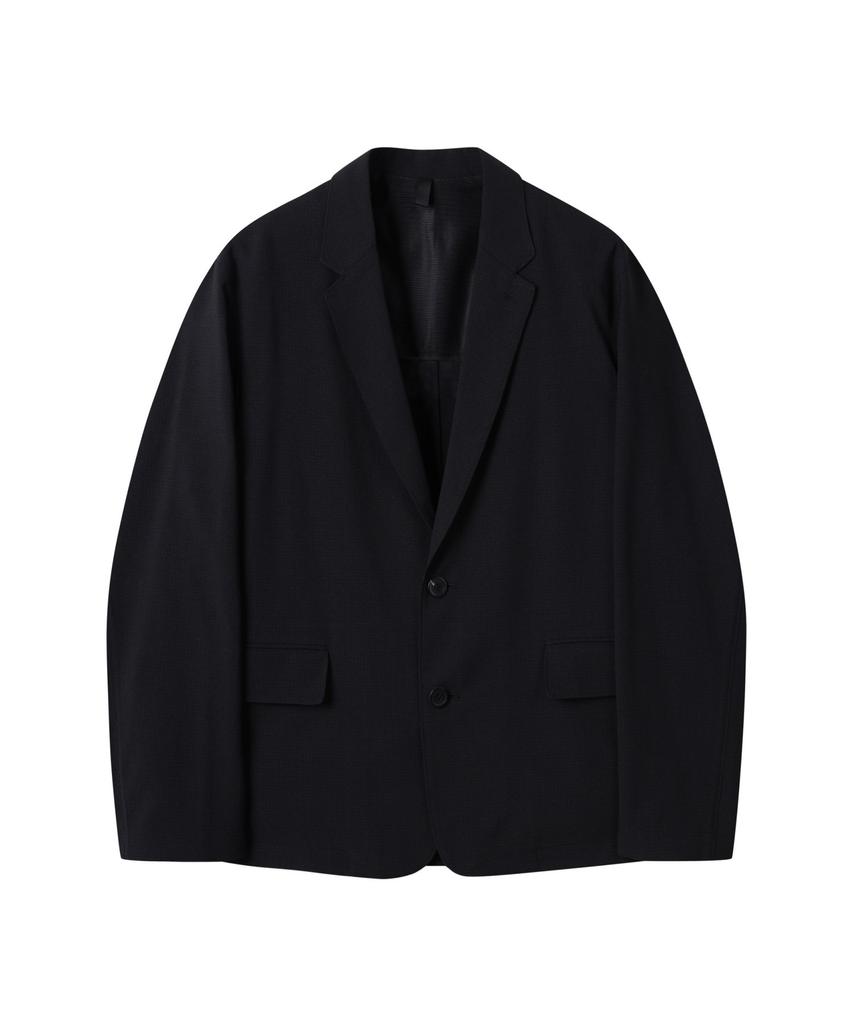Customellow Black Relaxed Fit Setup Jacket Cwjam25421Bkx