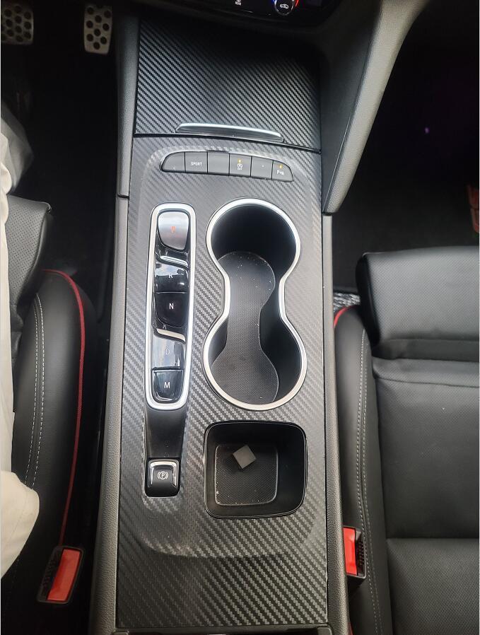 17-21 Regal Carbon Fiber Gear Shift Console Stickers for Interior Decoration