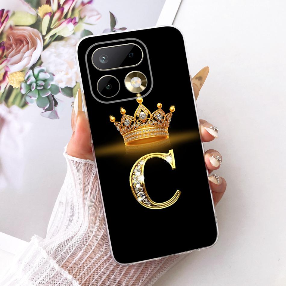 Для Realme 16 Pro+ 16Pro Модный чехол для телефона с буквой и короной Для Realme 16 Pro Plus 5G Мягкие силиконовые TPU чехлы