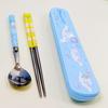Lilpang Cinnamoroll Vacuum Stainless Steel Junior Cutlery Case Set, a Popular Character In Korea