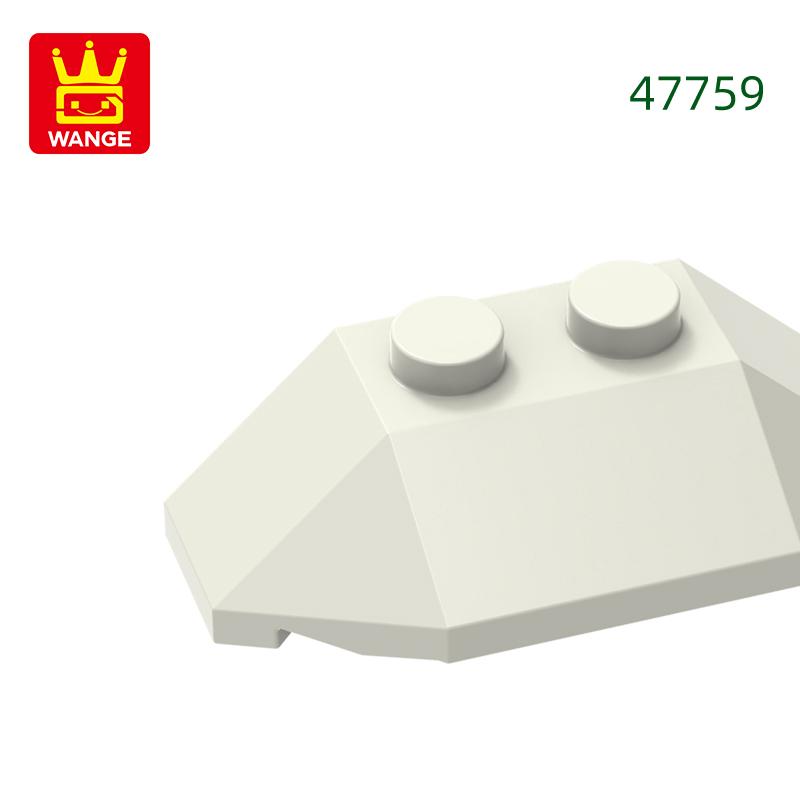 Нетоксичные 60 шт./лот 47759 Клиновидные наклонные 45° 2 x 4 Тройные строительные блоки Аксессуары Moc Совместимые с Кирпичными игрушками Для ребенка Подарочная коробка